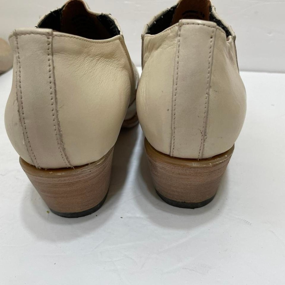 FREEBIRD WYOMING CREAM‎ LEATHER BOOTIES - Picture 4 of 8